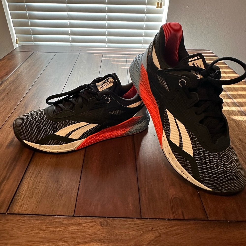 Reebok Nano X. Black / Multi. Size 10.5. Just used once. Excellent Condition